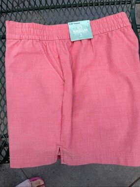 Magellan Outdoors Woman Coral Pink Elastic Waist Shorts